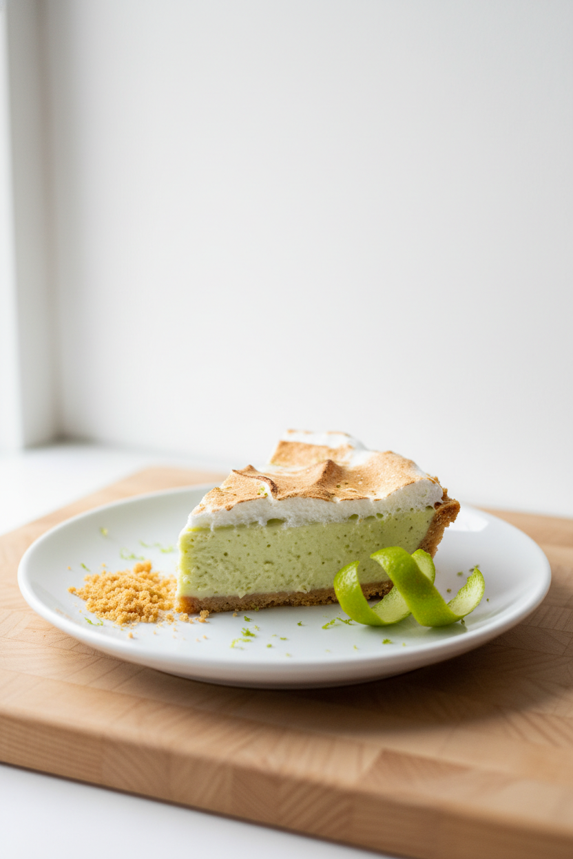 Key Lime Pie serving photo