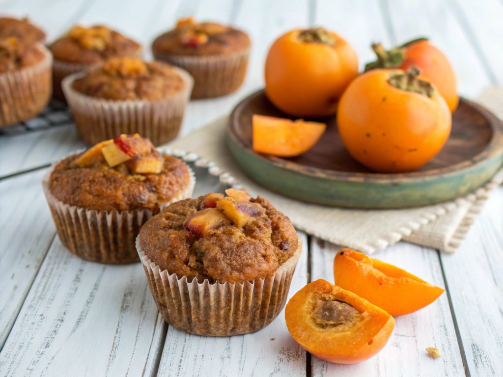 Sweet & Spiced Persimmon Muffins: A Balanced, High-Fiber Snack